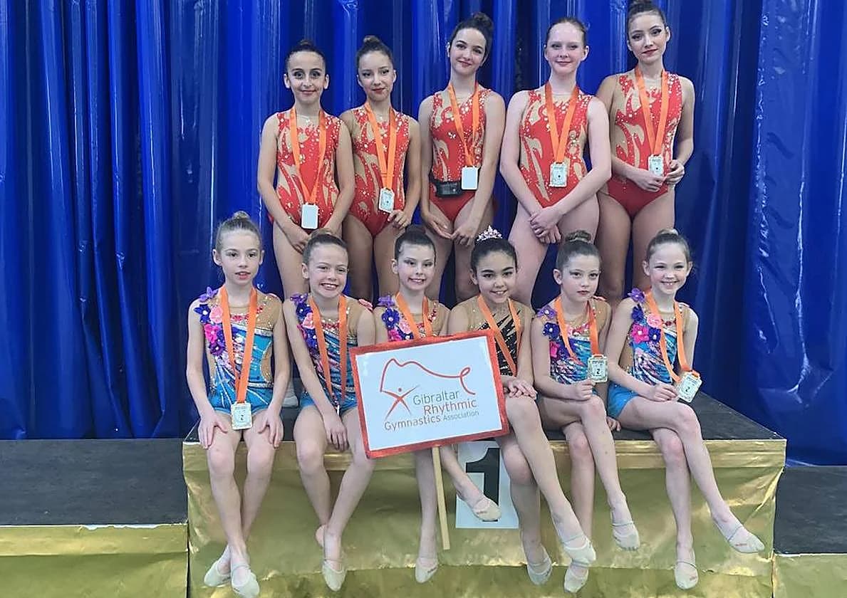 Rhythmic Gymnastics competition or display image from Gibraltar.